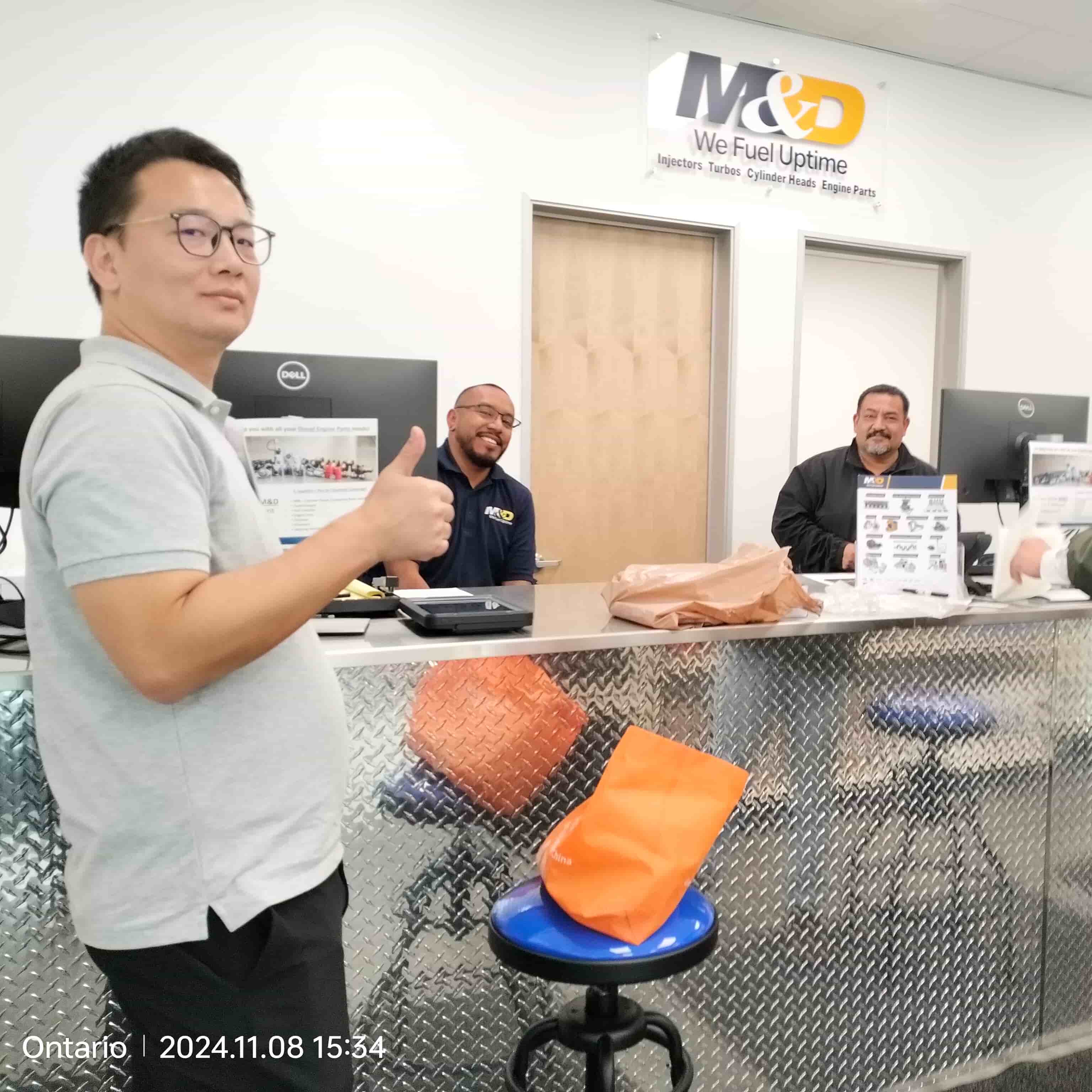 Visiting the client company