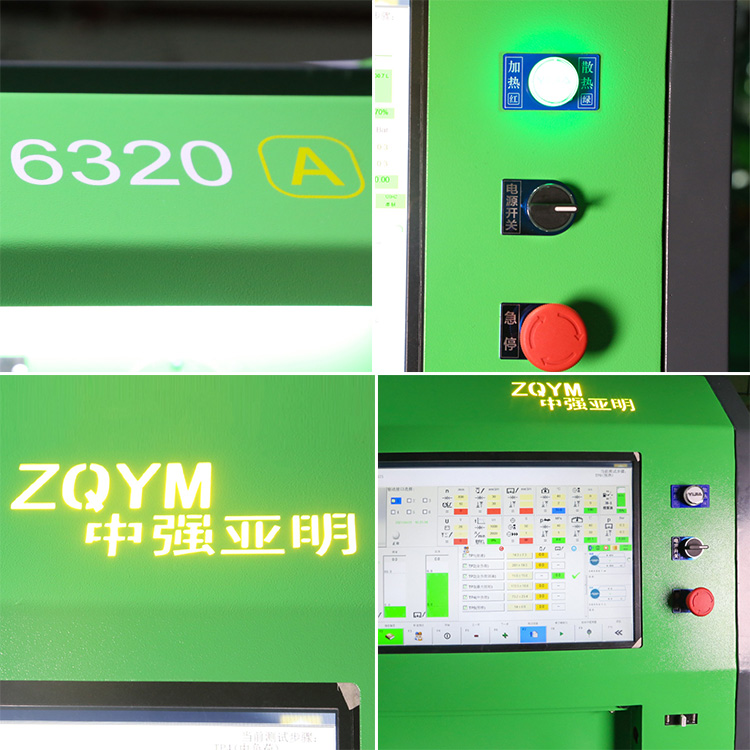 Banco de pruebas ZQYM 6320A original de fábrica: simulador de inyectores controlado por ordenador para pruebas de inyección diésel - 4
