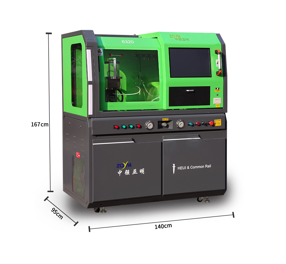 Banco de pruebas ZQYM 6320A original de fábrica: simulador de inyectores controlado por ordenador para pruebas de inyección diésel - 2